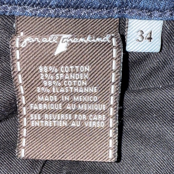 7 For All Mankind Slimmy Men’s Jeans 34x28 Dark Wash Slim Straight Fit Denim - Picture 2 of 12